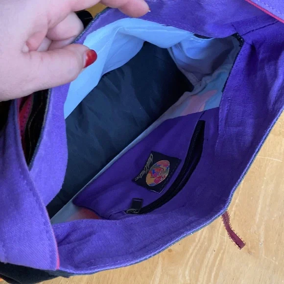 Laurel Burch canvas shoulder bag - Picture 7 of 17